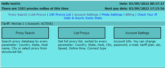 Proxy h. Next_pay_Date. Proxy next